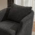 Minerva Swivel Barrel Chair - Black Modern Swivel Chair | Swivel Accent Chairs | Kinwell Furniture | Swivel Armchairs