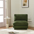 Montyne Bouclé Armless Chair - Comfortable Accent Chair | Side Chairs for Living Room | Kinwell Furniture | Oversize Accent Chairs & Large Accent Chairs