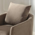 Eliza Slipcover Swivel Barrel Chair – Brown Swivel Armchair | Washable Slipcover Chair | Kinwell Furniture | Cozy Lounge Chair