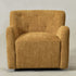Vestie Chenille Swivel Barrel Chair - Camel Modern Swivel Chair | Swivel Accent Chairs | Kinwell Furniture | Swivel Armchairs