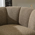 Wilton Bouclé Swivel Barrel Chair - Teddy Brown Petal Back Modern Swivel Chair | Swivel Accent Chairs | Kinwell Furniture | Swivel Armchairs