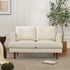 Cream Upholstered Loveseat – Albert Loveseat Sofa | 2-Seater Couch | Kinwell Furniture | Mid-Century Modern, Timeless Design
