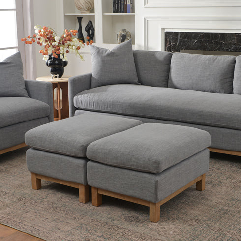 Albert Goose Down Feathers Ottoman
