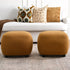 Elmer Bouclé Ottoman - Fabric Ottoman | Decorative Ottoman | Kinwell Furniture | Modern Ottoman Furniture
