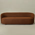 Everitte Bouclé 3-Seater Sofa - Brown 3 Seater Sofa | Three Seater Couch | Kinwell Furniture | Modern 3 Seater Sofas