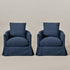 Eliza Slipcover Swivel Barrel Chair