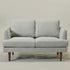 Gray Upholstered Loveseat – Albert Loveseat Sofa | 2-Seater Couch | Kinwell Furniture | Mid-Century Modern, Timeless Design
