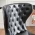 Letitia Faux Leather Wingback Chair - Black Accent Chair | Decorative Faux Leather Chairs | Kinwell Furniture | Modern Wingback Accent Chairs