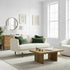 Cream Upholstered Loveseat – Albert Loveseat Sofa | 2-Seater Couch | Kinwell Furniture | Mid-Century Modern, Timeless Design