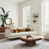 Ivory Upholstered Sofa – Albert Sofa Couch | 3-Seater Sofa | Kinwell Furniture | Mid-Century Modern, Timeless Design