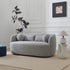 Ashlie Bouclé Loveseat |Light Gray Loveseat | Fabric Loveseat Couch | Kinwell Furniture | Modern Loveseats & Comfortable Loveseat Sofa