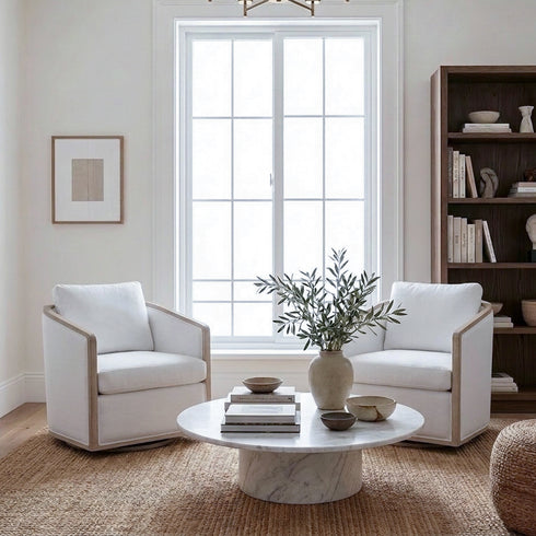 Claude Performance Fabric Swivel Chair