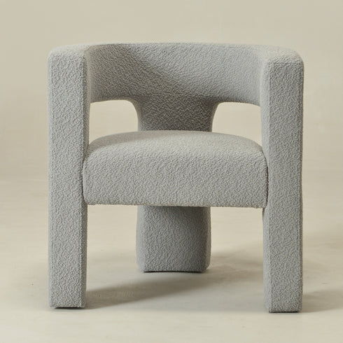 Herbert Modern Bouclé Armchair - Cozy Accent Chair | Decorative Side Chairs | Kinwell Furniture | Most Comfortable Accent Chairs