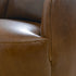 Ashlie Leather Swivel Barrel Chair - Modern Swivel Chair | Swivel Accent Chairs | Kinwell Furniture | Swivel Armchairs