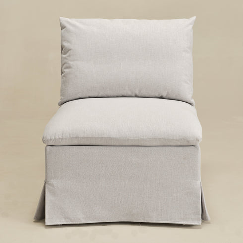 Nelly Performance Dining Chair - Light Gray Modern Dining Chair | Dining Chairs | Kinwell Furniture | Upholstered Dining Chairs