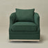 Minerva Swivel Barrel Chair - Green Modern Swivel Chair | Swivel Accent Chairs | Kinwell Furniture | Swivel Armchairs