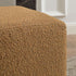 Bouclé Square Ottoman – Brown Modern Footstool | Small Upholstered Ottomans | Kinwell Furniture | Minimalist Cube Poufs