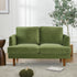 Green Upholstered Loveseat – Albert Loveseat Sofa | 2-Seater Couch | Kinwell Furniture | Mid-Century Modern, Timeless Design