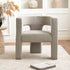 Herbert Modern Bouclé Armchair - Oatmeal Accent Chair | Decorative Accent Chairs | Kinwell Furniture | Modern Accent Chairs