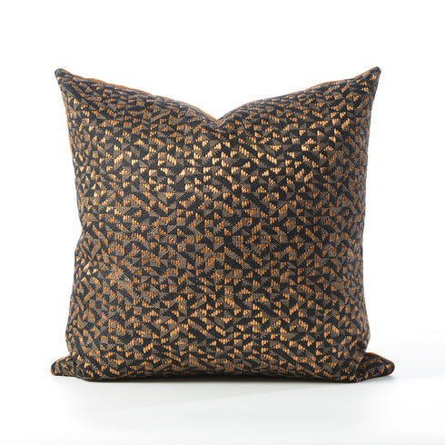 Dulah Two-Tone Textured Throw Pillow