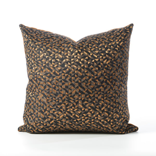 Dulah Two-Tone Textured Throw Pillow