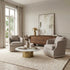 Minerva Swivel Barrel Chair - Gray Modern Swivel Chair | Swivel Accent Chairs | Kinwell Furniture | Swivel Armchairs