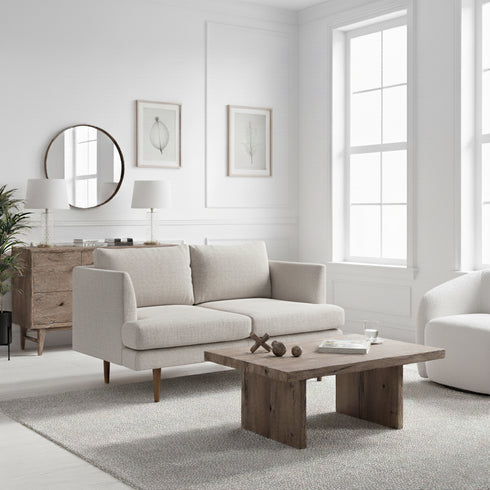 Albert Linen Blend Loveseat