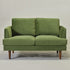 Green Upholstered Loveseat – Albert Loveseat Sofa | 2-Seater Couch | Kinwell Furniture | Mid-Century Modern, Timeless Design