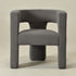Herbert Modern Bouclé Armchair - Gray Accent Chair | Decorative Accent Chairs | Kinwell Furniture | Modern Accent Chairs