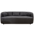 Ashlie Bouclé 3-Seater Sofa - Dark Grey 3 Seater Sofa | Three Seater Couch | Kinwell Furniture | Modern 3 Seater Sofas
