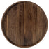 Round Black Walnut Serving Tray - Kinwell Furniture