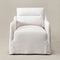 Clara Linen Slipcover Swivel Chair