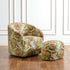 Susie Botanical Jacquard Swivel Barrel Chair - Botanical Jacquard Accent Chair | Modern Swivel Accent Chair | Upholstered Swivel Armchair | Kinwell Furniture | 360 Degree Swivel Barrel Chair | Floral Jacquard Armchair | Living Room Accent Chairs | Luxury Statement Chair