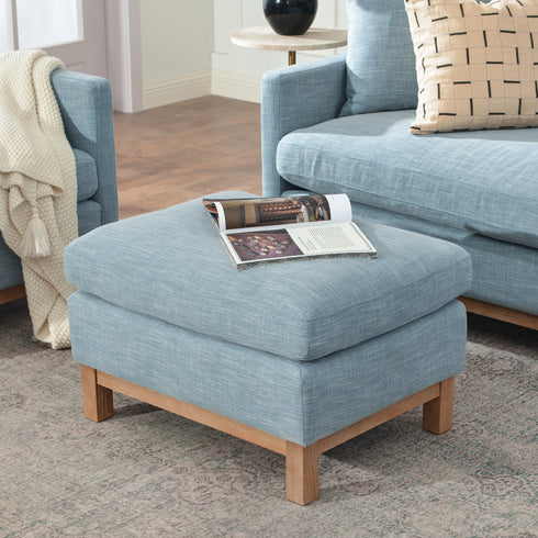 Albert Goose Down Feathers Ottoman
