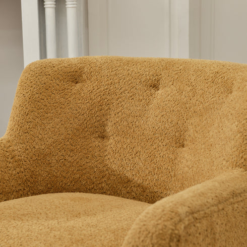 Vestie Chenille Swivel Barrel Chair - Swivel Spinning Chair | Chairs That Spin | Kinwell Furniture | Comfortable Swivel Chairs