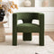 Herbert Modern Bouclé Armchair - Green Accent Chair | Decorative Accent Chairs | Kinwell Furniture | Modern Accent Chairs