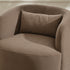 Ashlie Chenille Swivel Barrel Chair - Teddy Brown Modern Swivel Chair | Swivel Accent Chairs | Kinwell Furniture | Swivel Armchairs