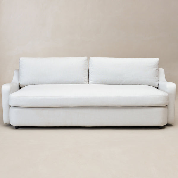 Leon Performance Fabric Sofa - Ivory 3 Seater Sofa | Three Seater Couch | Kinwell Furniture | Modern 3 Seater Sofas