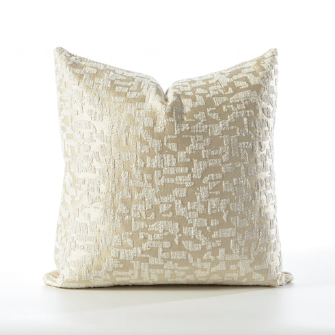 Kenneth Two-Tone Textured Throw Pillow