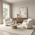 Minerva Swivel Barrel Chair - Beige Modern Swivel Chair | Swivel Accent Chairs | Kinwell Furniture | Swivel Armchairs