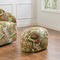 Kinwell Exclusive | Olin Botanical Jacquard Ottoman