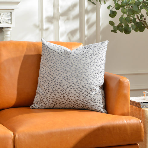 Dulah Two-Tone Textured Throw Pillow