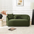 Susie Green Bouclé Loveseat Couch | Stylish Green Bouclé Loveseat | Kinwell Furniture | 2-Seater Sofas for Apartments