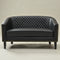 Logan Faux Leather Tufted Loveseat | Fabric Loveseat Couch | Kinwell Furniture | Modern Loveseats & Comfortable Loveseat Sofa Couches