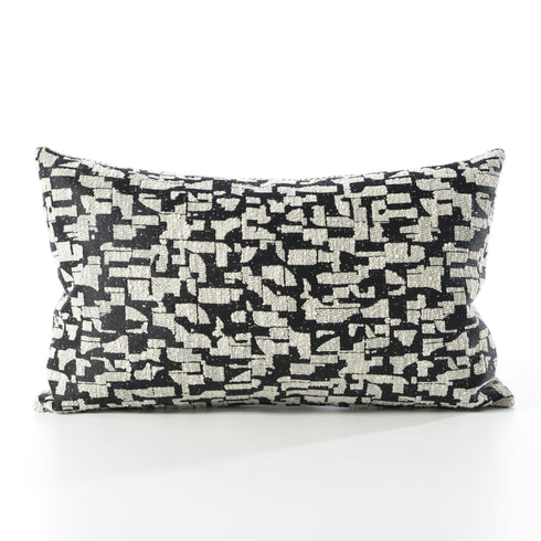 Kenneth Two-Tone Textured Throw Pillow