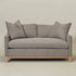 Goose Down Feathers Upholstered Loveseat – Tan Square Arm 2-Seater Sofa | Plush Feather-Filled Loveseat | Kinwell Furniture | Cloud-Soft, Timeless Design