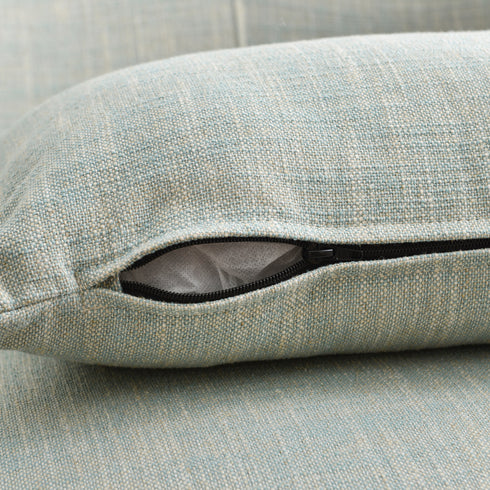 Ashlie Linen Swivel Barrel Chair - Light Green Modern Swivel Chair | Swivel Accent Chairs | Kinwell Furniture | Swivel Armchairs