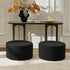 Elof Bouclé Ottoman - Stool Ottoman | Ottoman for Sitting | Kinwell Furniture | Mid Century Poufs