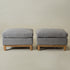 Albert Goose Down Feathers Ottoman