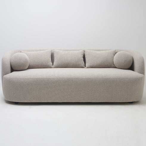Ashlie Bouclé 3-Seater Sofa - Couch Seater for 3 | Kinwell Furniture | Modern 3 Seater Fabric Sofas